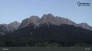 Archived webcam image showing Panoramic view of Grainau on 12 Jul 2026 at 21:30