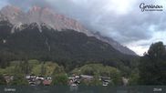 Archived webcam image showing Panoramic view of Grainau on 28 Jul 2026 at 05:08
