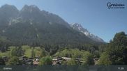Archived webcam image showing Panoramic view of Grainau on 28 Jul 2026 at 11:08