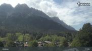 Archived webcam image showing Panoramic view of Grainau on 11 Aug 2026 at 11:48