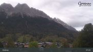 Archiviertes Webcam Bild: Bergpanorama Grainau am 10.10.2026 um 08:00 Uhr