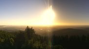 Archived webcam image showing Kickelhahn Tower - View over Ilmenau on 28 May 2026 at 06:21