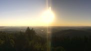 Archiviertes Webcam Bild: Kickelhahn Turm - Blick über Ilmenau am 12.07.2026 um 06:03 Uhr