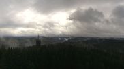 Archived webcam image showing Kickelhahn Tower - View over Ilmenau on 10 Oct 2026 at 12:52