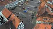 Archived webcam image showing Osterode market place on 4 Jun 2026 at 06:29