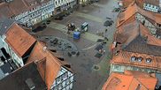 Archived webcam image showing Osterode market place on 4 Jun 2026 at 18:29