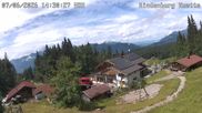 Archived webcam image showing Reit im Winkl - View Hindenburghütte on 6 Jul 2026 at 14:05