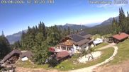 Archived webcam image showing Reit im Winkl - View Hindenburghütte on 4 Sep 2026 at 12:58