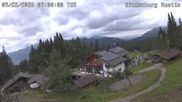 Archived webcam image showing Reit im Winkl - View Hindenburghütte on 22 Sep 2026 at 07:51
