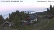 Archived webcam image showing Reit im Winkl - View Hindenburghütte on 4 Oct 2026 at 07:28