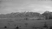 Archived webcam image showing Salenberghof, Lake Forggensee on 26 Feb 2026 at 18:11