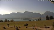 Archiviertes Webcam Bild: Salenberghof: Blick auf Forggensee am 12.07.2026 um 08:37 Uhr