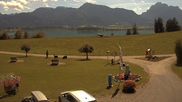 Archiviertes Webcam Bild: Salenberghof: Blick auf Forggensee am 26.08.2026 um 12:07 Uhr