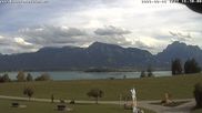 Archiviertes Webcam Bild: Salenberghof: Blick auf Forggensee am 26.08.2026 um 16:07 Uhr