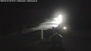 Archiviertes Webcam Bild: Seibelseckle: Rasthütte und Blick auf die Piste am 26 Feb 2026 um 22:36 Uhr