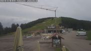 Archiviertes Webcam Bild: Seibelseckle: Rasthütte und Blick auf die Piste am 10.06.2026 um 08:09 Uhr