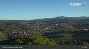 Archived webcam image showing View over the village on 1 May 2026 at 07:10