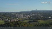 Archived webcam image showing View over the village on 3 Aug 2026 at 08:45