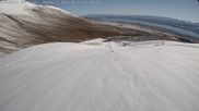 Archived webcam image showing Roundhill T-bar and Speedway on 17 Sep 2026 at 06:04