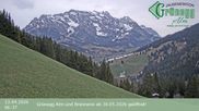 Archiviertes Webcam Bild: Hochkönig Dienten: Grünegg Alm am 13.04.2026 um 06:04 Uhr