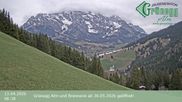 Archiviertes Webcam Bild: Hochkönig Dienten: Grünegg Alm am 13.04.2026 um 08:48 Uhr