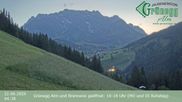Archived webcam image showing Grünegg Alm in Dienten on 22 Jun 2026 at 04:10