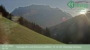 Archived webcam image showing Grünegg Alm in Dienten on 3 Aug 2026 at 06:19