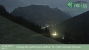 Archived webcam image showing Grünegg Alm in Dienten on 3 Aug 2026 at 00:19