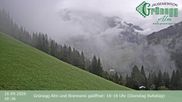 Archiviertes Webcam Bild: Hochkönig Dienten: Grünegg Alm am 10.09.2026 um 10:43 Uhr
