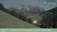 Archived webcam image showing Grünegg Alm in Dienten on 27 Sep 2026 at 00:15