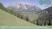Archived webcam image showing Grünegg Alm in Dienten on 27 Sep 2026 at 12:15