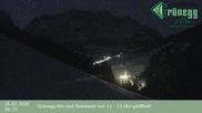 Archived webcam image showing Grünegg Alm in Dienten on 26 Feb 2026 at 04:28
