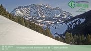 Archived webcam image showing Grünegg Alm in Dienten on 26 Feb 2026 at 08:28