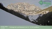 Archived webcam image showing Grünegg Alm in Dienten on 26 Feb 2026 at 16:28