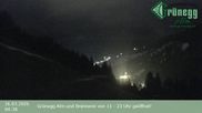 Archived webcam image showing Grünegg Alm in Dienten on 16 Mar 2026 at 04:53