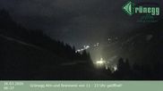 Archived webcam image showing Grünegg Alm in Dienten on 16 Mar 2026 at 00:53