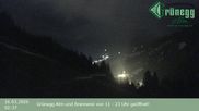 Archived webcam image showing Grünegg Alm in Dienten on 16 Mar 2026 at 02:53