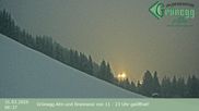 Archived webcam image showing Grünegg Alm in Dienten on 31 Mar 2026 at 00:51