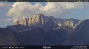 Archived webcam image showing Marmolada - Fassa Valley on 14 Aug 2026 at 18:17