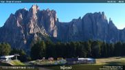 Archived webcam image showing Vigo di Fassa - Kids Park on 4 Jul 2026 at 07:48