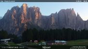 Archived webcam image showing Vigo di Fassa - Kids Park on 14 Aug 2026 at 07:21