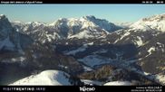 Archiviertes Webcam Bild: Bergstation Buffaure - Vigo di Fassa am 26 Feb 2026 um 08:10 Uhr