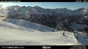 Archived webcam image showing Valley Fassa - Buffaure - red piste "Valvacin B" on 26 Feb 2026 at 08:36