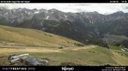 Archived webcam image showing Valley Fassa - Buffaure - red piste "Valvacin B" on 4 Jun 2026 at 14:28