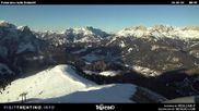 Archived webcam image showing Fassatal - Buffaure (Vigo di Fassa) on 26 Feb 2026 at 08:33
