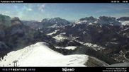 Archived webcam image showing Fassatal - Buffaure (Vigo di Fassa) on 26 Feb 2026 at 14:33