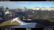 Archived webcam image showing Fassatal - Buffaure (Vigo di Fassa) on 5 Apr 2026 at 08:02