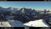Archived webcam image showing Val di Fassa - chairlift Col de Valvacin on 26 Feb 2026 at 08:27