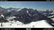 Archived webcam image showing Val di Fassa - chairlift Col de Valvacin on 26 Feb 2026 at 12:27
