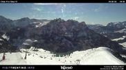 Archived webcam image showing Val di Fassa - chairlift Col de Valvacin on 26 Feb 2026 at 14:27